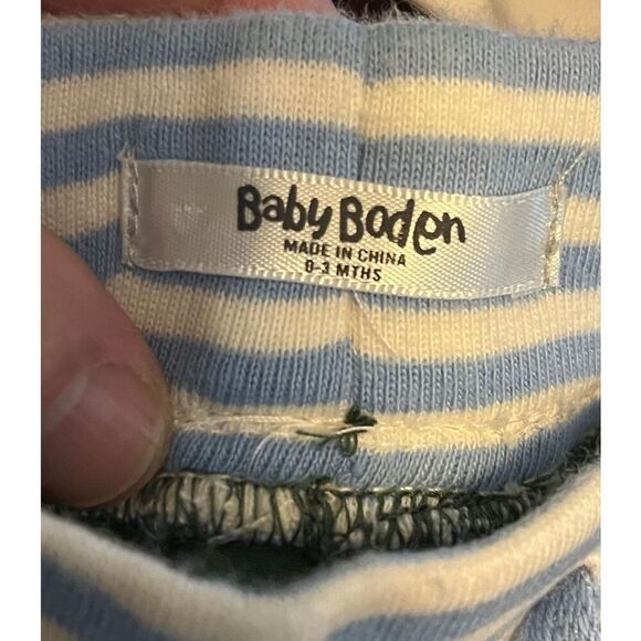 Mini Boden Convertible Pull On Pants Shorts BABY Size 0-3 months deep Grass gree - Picture 2 of 7